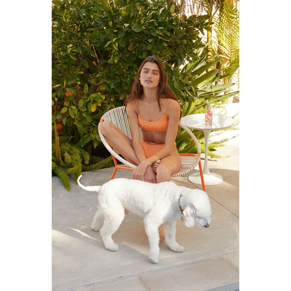 PacSun Eco Orange Positano Terry Tank Bikini - Picture 4 of 11